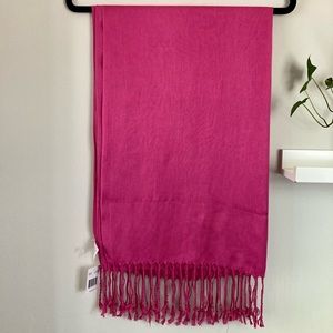 Pink Woman Shaw Scarf Wrap